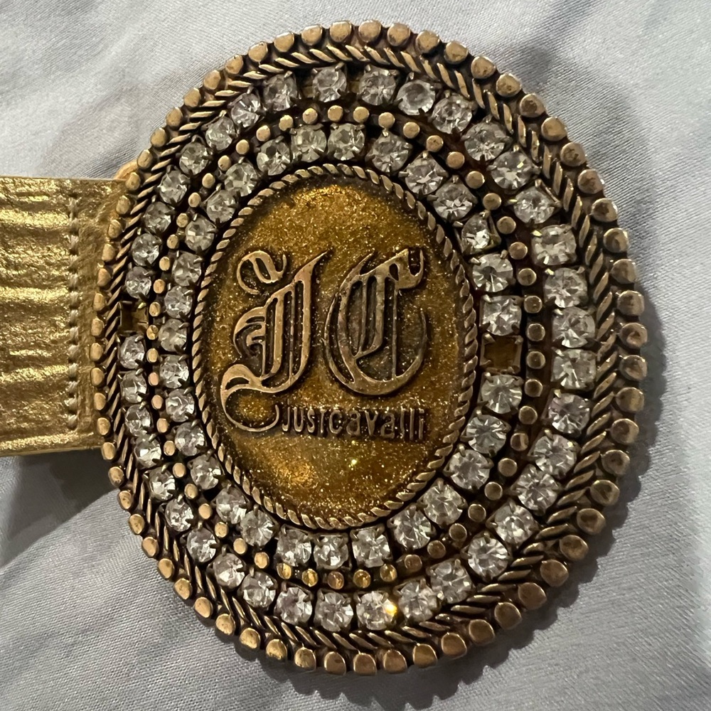 Just Cavalli Gold and Silver Women's Belt Buckle